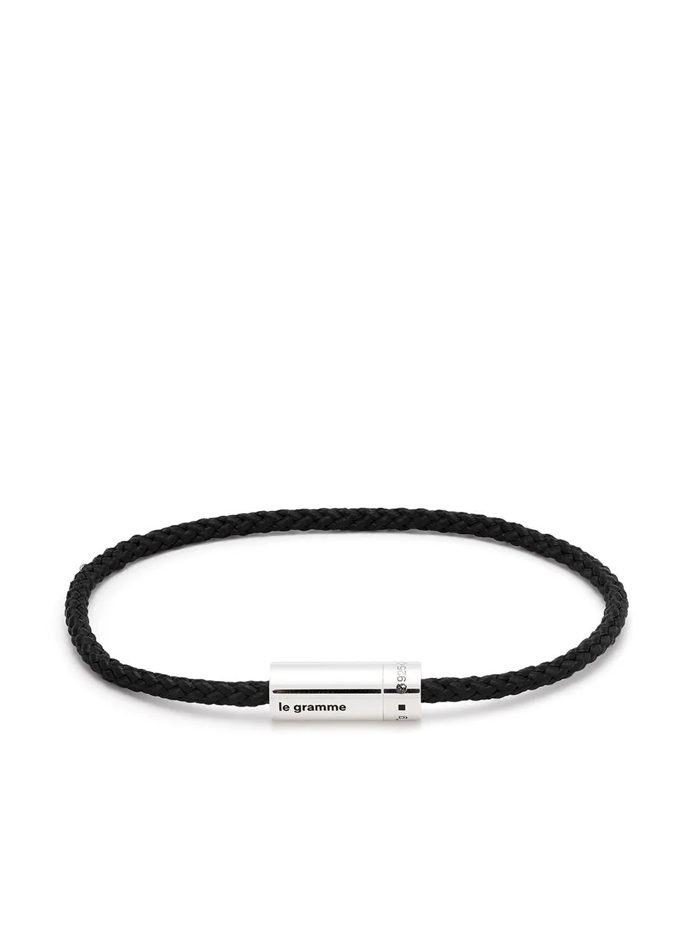 7G Nato Cable Polished Silver Bracelet