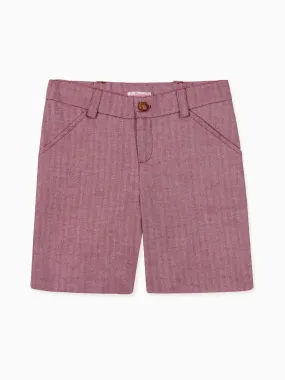 Burgundy Lucas Boy Shorts