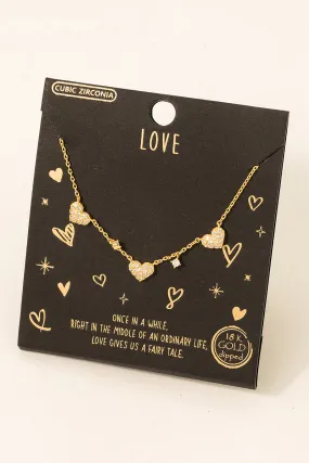 Cadena Baby Gold Hearts