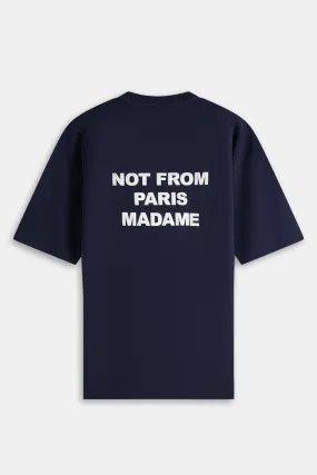 Drôle de Monsieur Slogan Tee - Navy