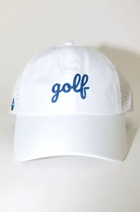 Golf Hat with Pearl Logo