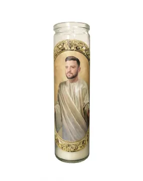 JUSTIN TIMBERLAKE CELEBRITY PRAYER CANDLE