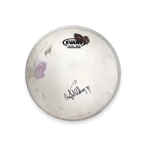 Meytal Used & Signed Drumhead