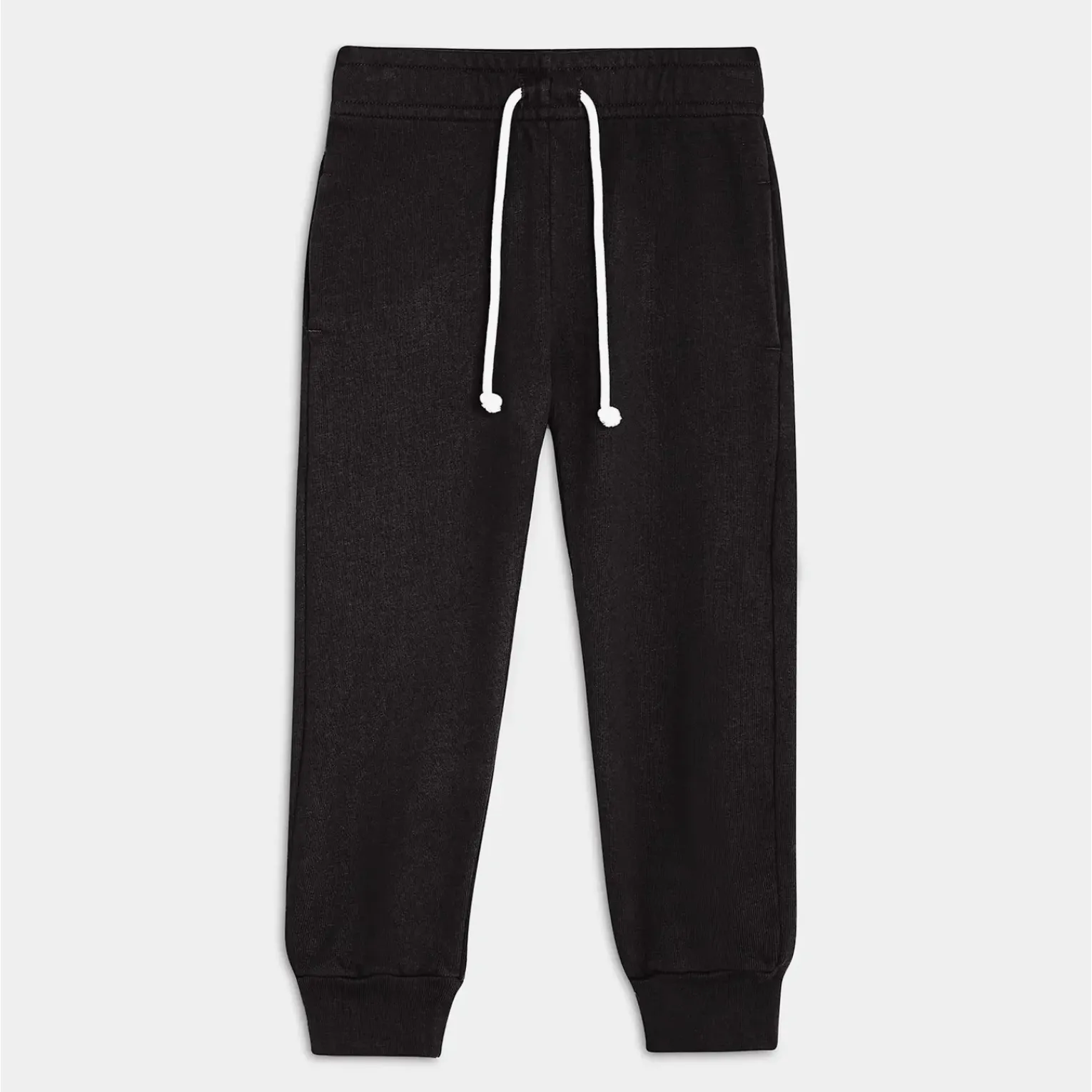 mini organic terry classic jogger | jet black