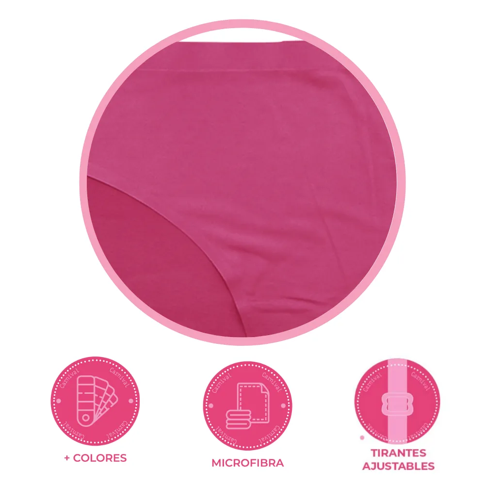 Panty coordinable de corte láser  magenta 74400 Carnival