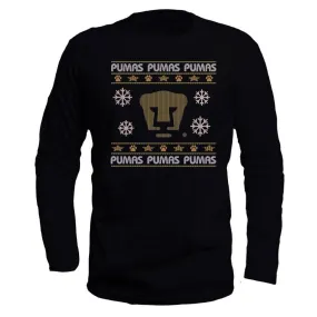 Playera Manga Larga Pumas UNAM Hombre Navidad OD77077