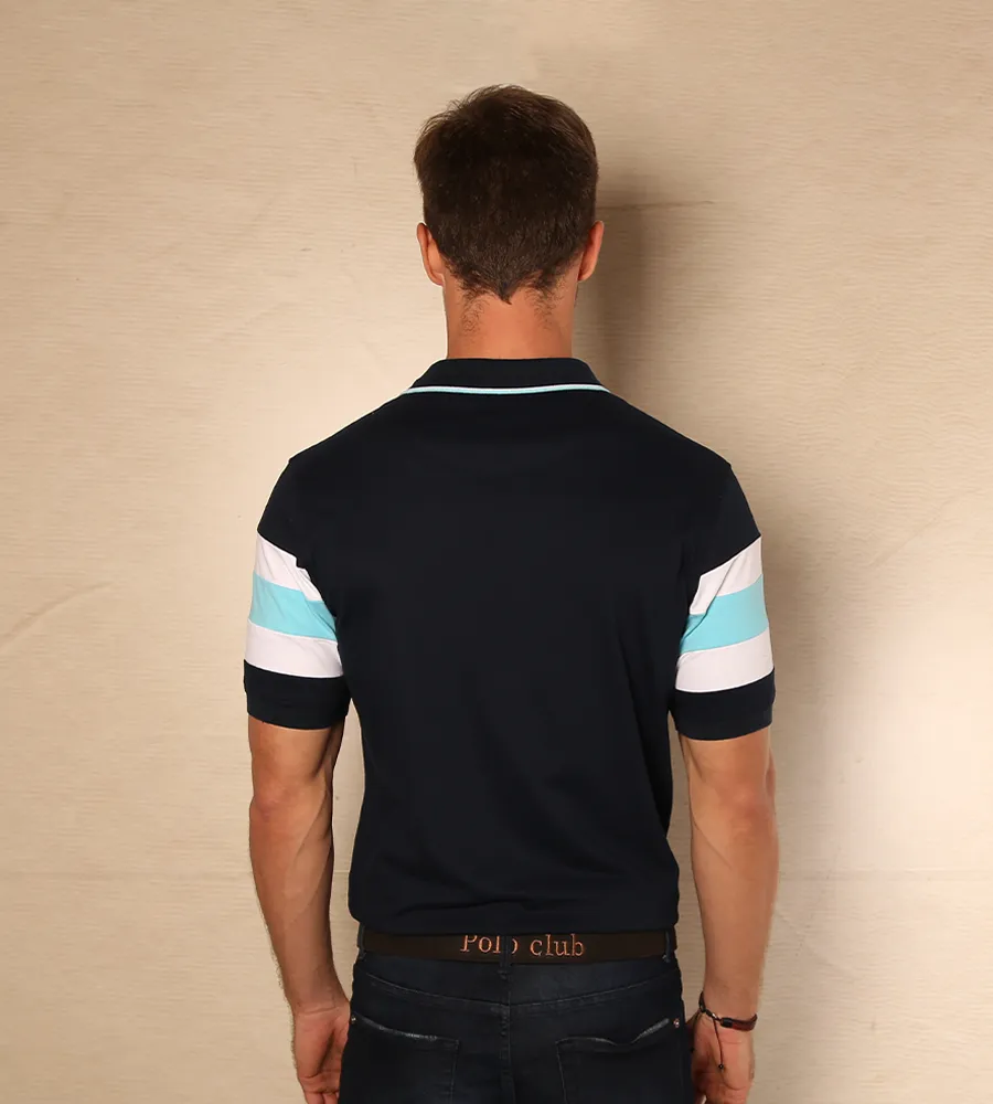 Polo Bloques Azul Navy Ref. 129010424