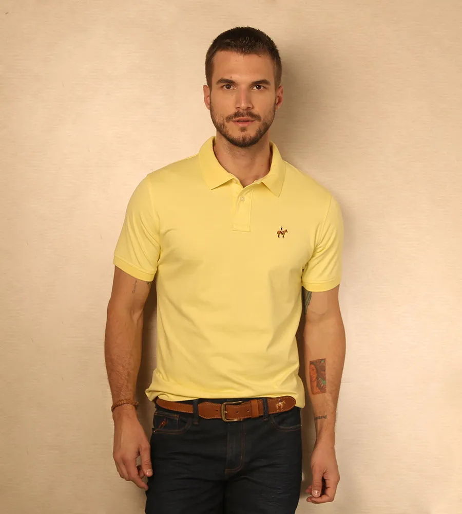 Polo Fondo Entero Amarillo Claro Ref. 101021123