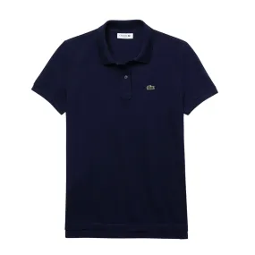 Polo Lacoste Donna Regular Fit Blu Navy