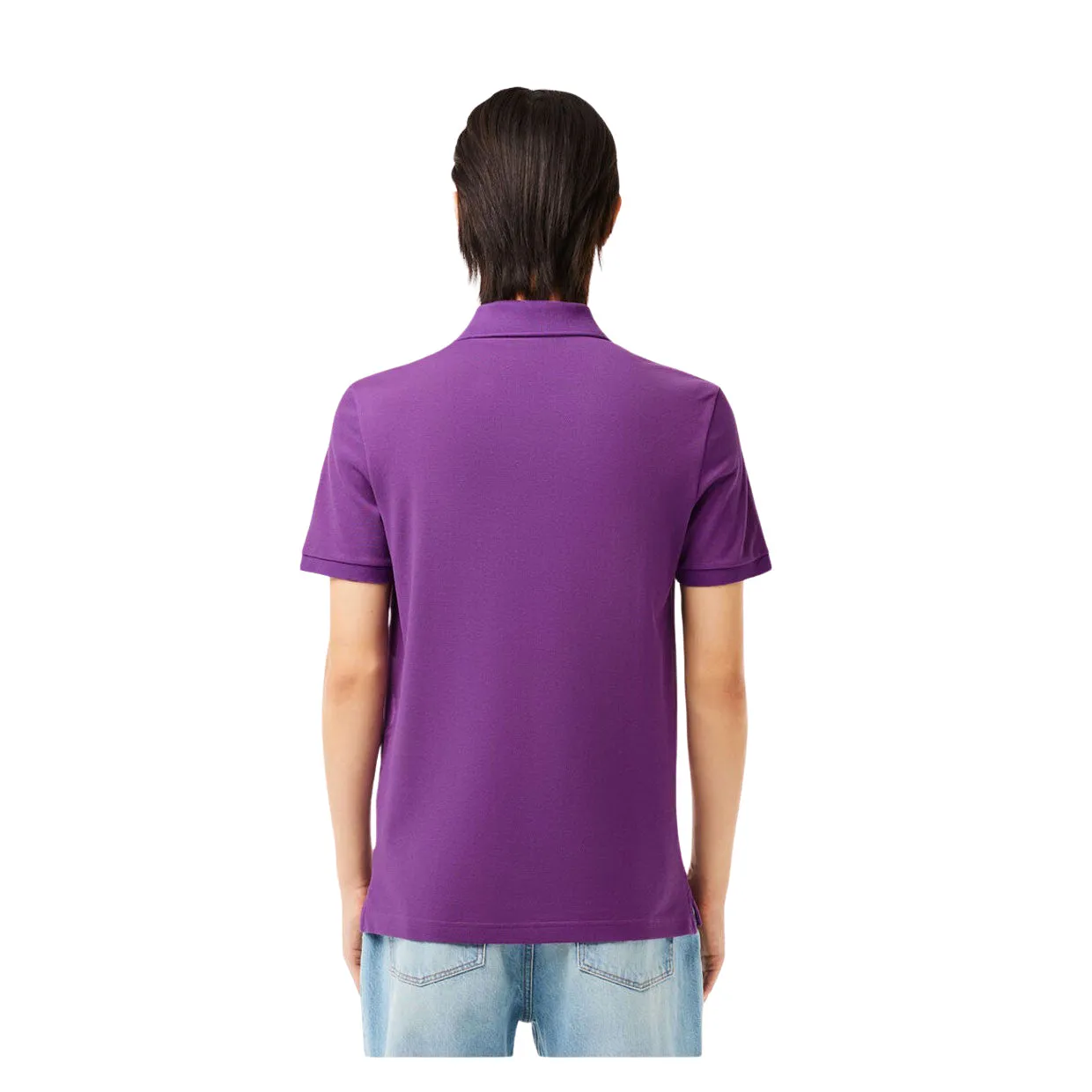 Polo Uomo Lacoste Slim Fit Viola