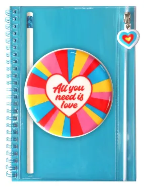 SNIFTY All You Need Is Love Pencil Diario de Bolsillo