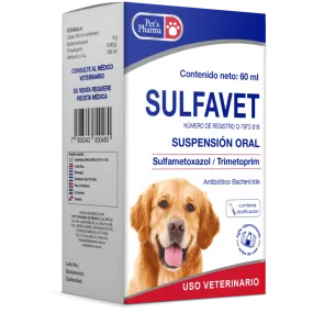 Sulfavet Suspensión Oral 60ml - Pet's Pharma