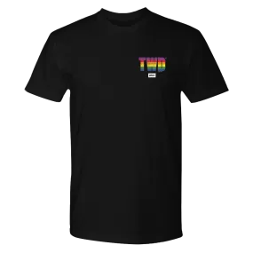 The Walking Dead Pride Repeat Logo Adult Short Sleeve T-Shirt