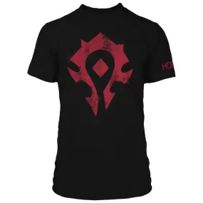 Tricou cu maneca scurta, WOW - The Horde, negru