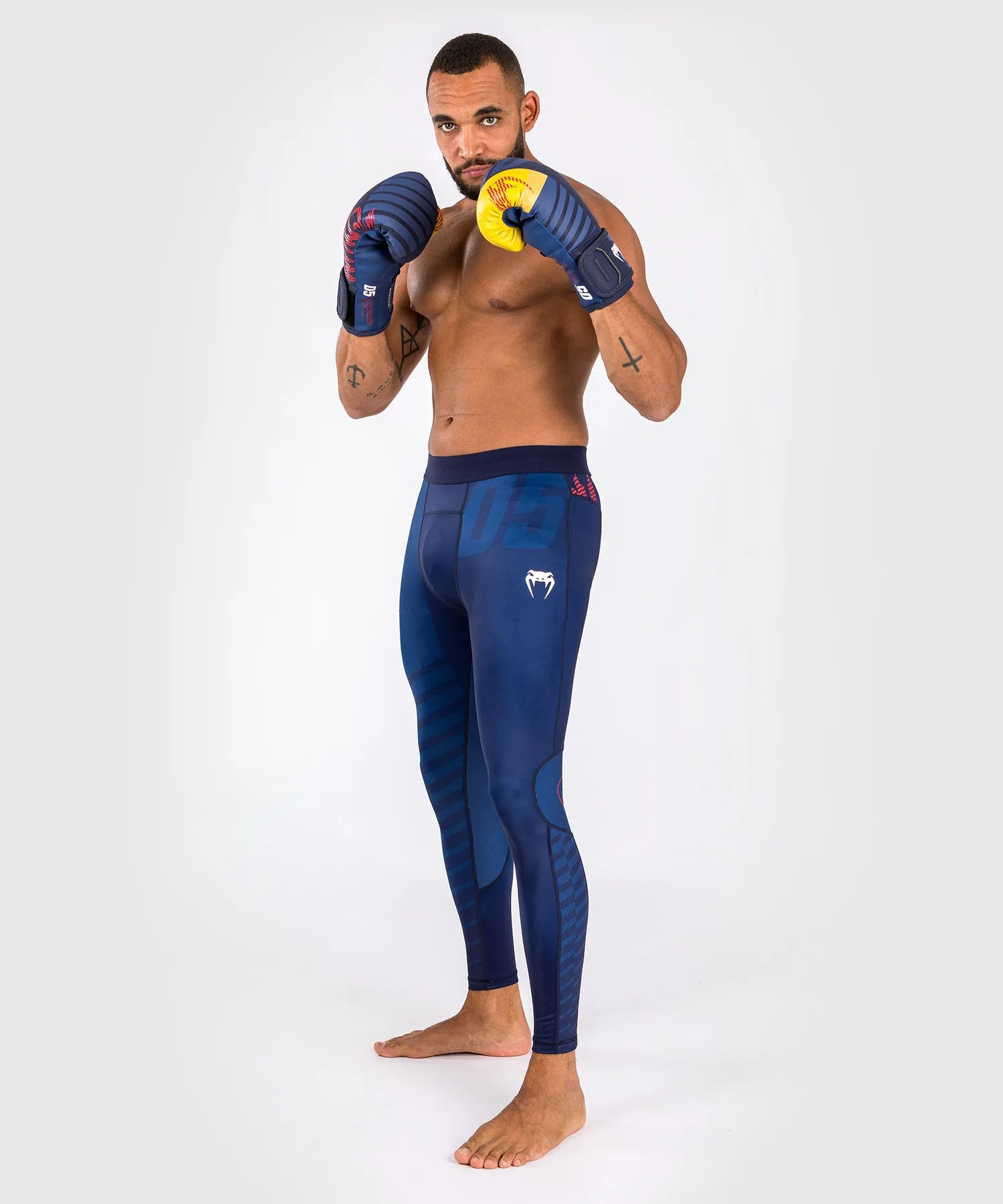 Venum Sport 05 Spats - Blue/Yellow