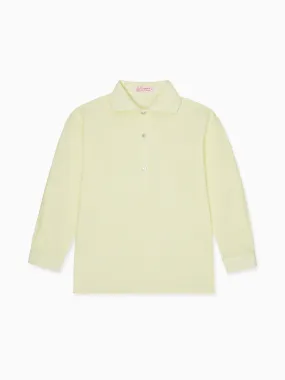 Yellow Miguel Linen Mix Boy Shirt