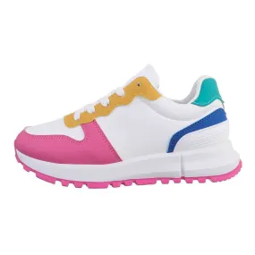 Zapatillas deportivas mujer colores eco piel